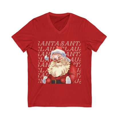 Unisex Jersey Short Sleeve V-Neck Tee