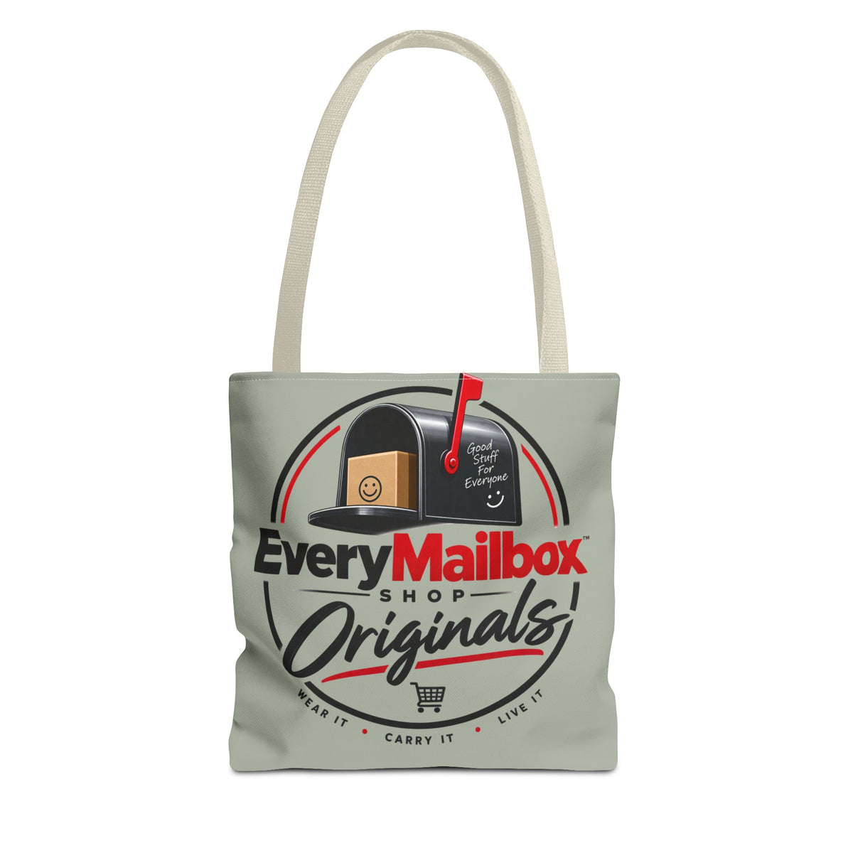 EveryMailbox Originals Logo Tote Bag – Mail Carrier & Delivery Enthusiast Canvas Tote