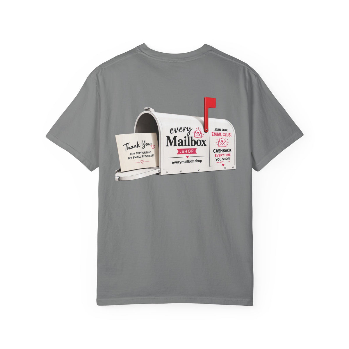 EveryMailbox.shop Logo T‑Shirt — Mailbox Graphic Tee
