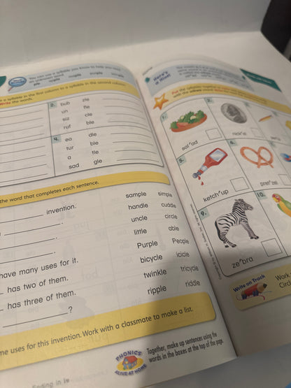 Sadlier Phonics Level C – Early Reading Workbook for Kids