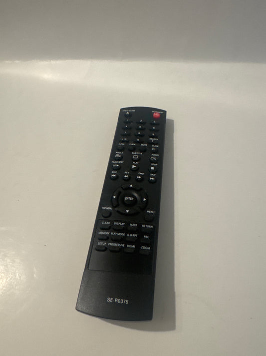 Toshiba SE-R0375 Remote for SD Series DVD Players