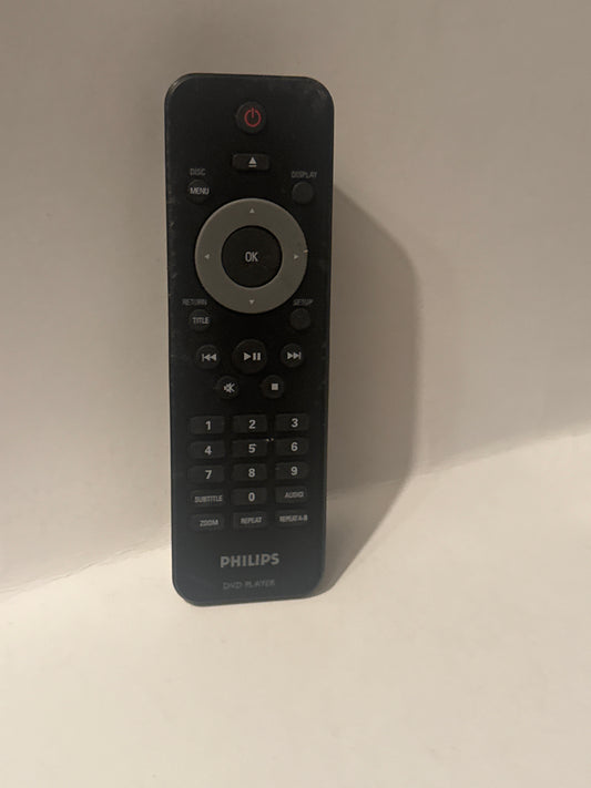 Philips DVD remote – fast setup with playback and zoom functions