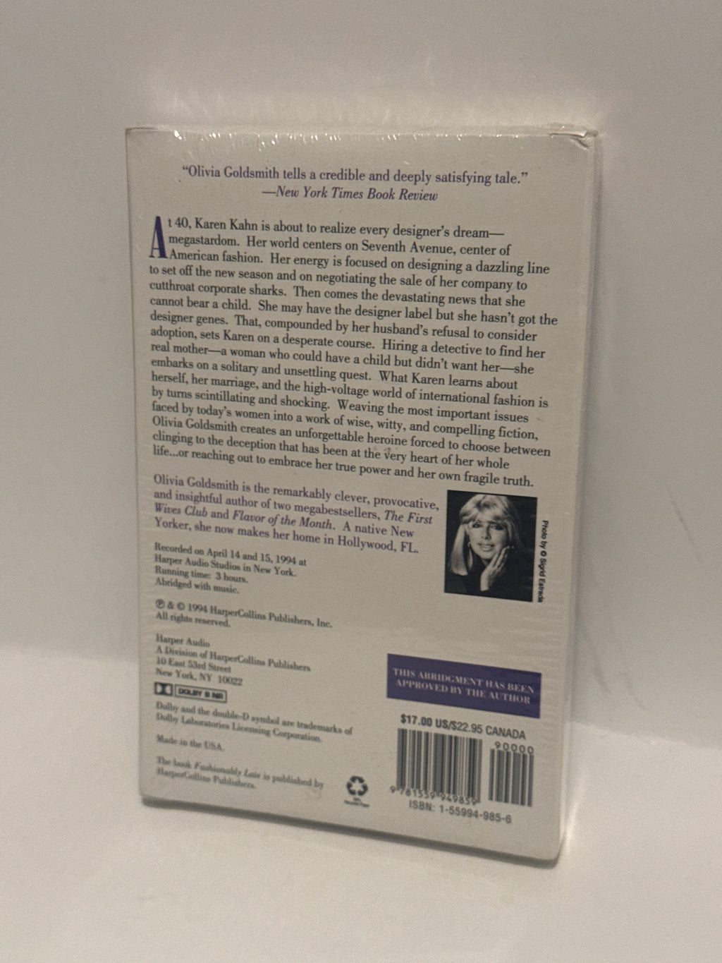 Fashionably Late Audiobook by Olivia Goldsmith