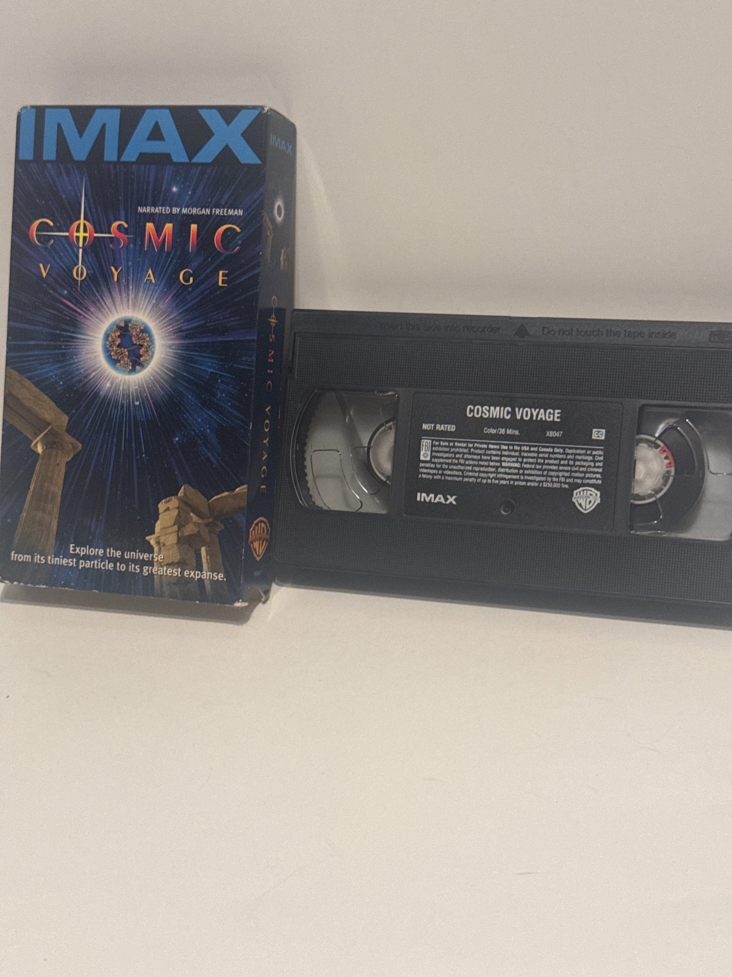 IMAX Cosmic Voyage VHS - Narrated by Morgan Freeman