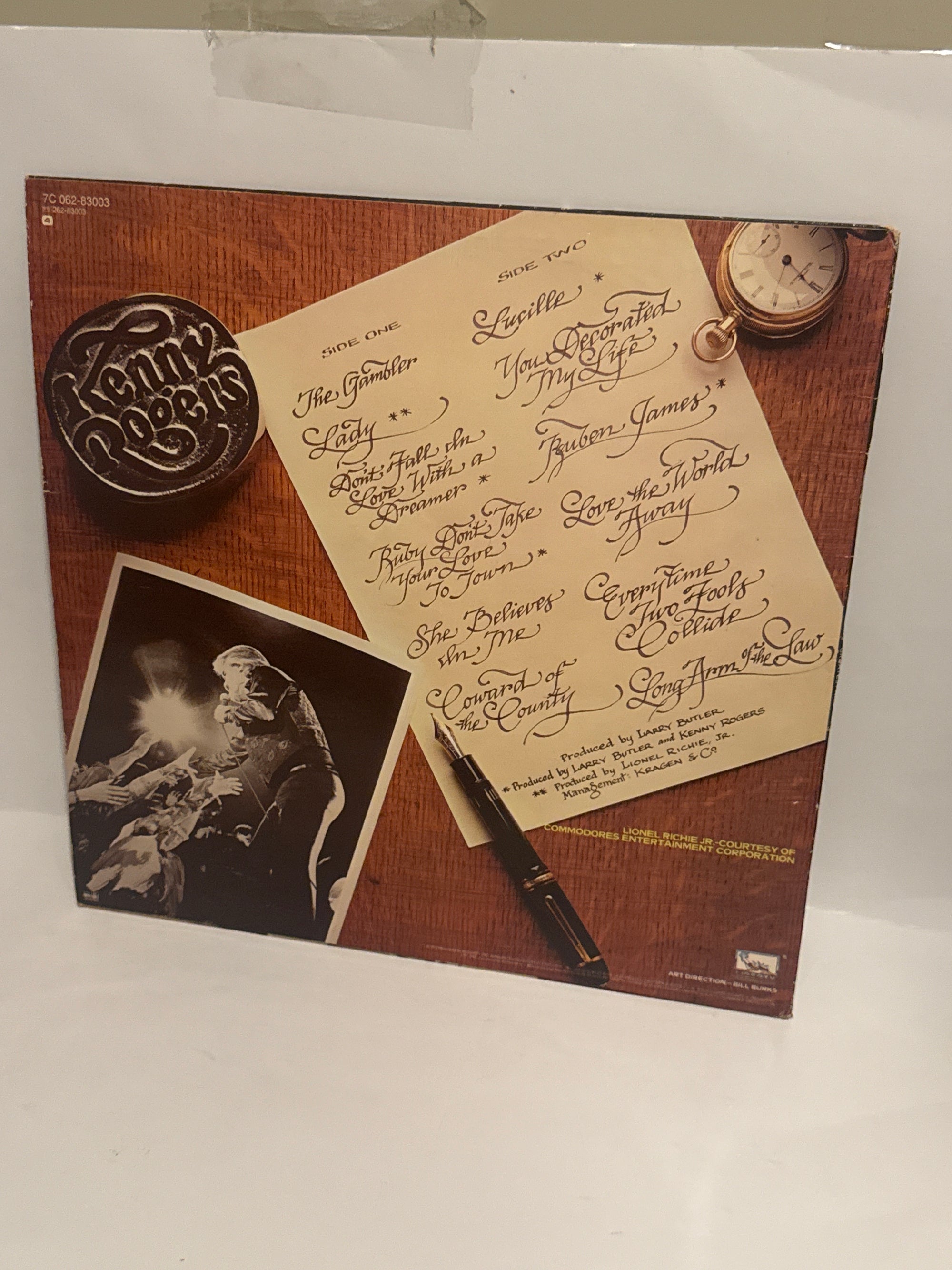 Kenny Rogers Greatest Hits Vinyl LP (1980) Liberty LOO-1072 VG+ Classic Album