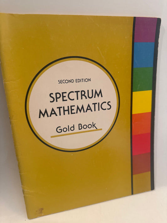 Spectrum Math Gold Book – 2nd Edition Workbook
