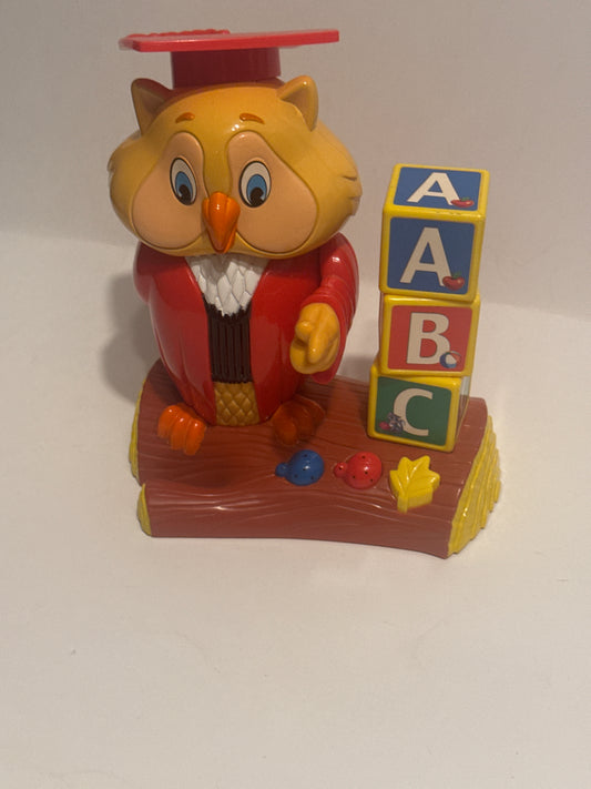 Hasbro 2002 Professor Oliver Owl ABC Alphabet Song Toy