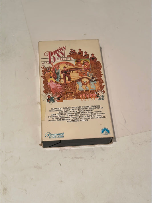 Bugsy Malone VHS Tape