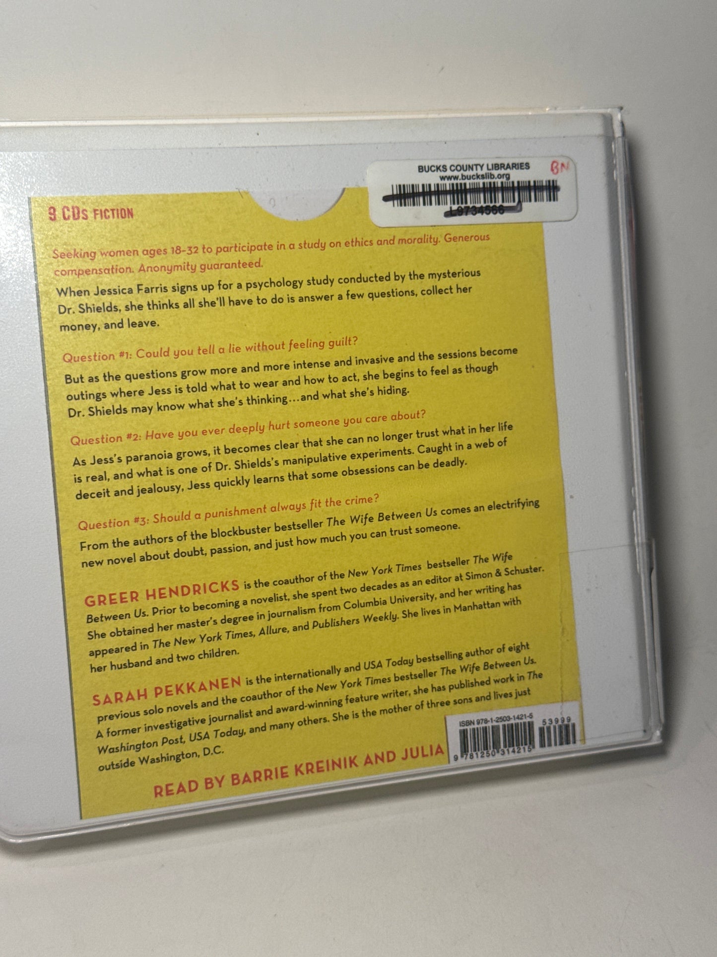 An anonymous girl novel