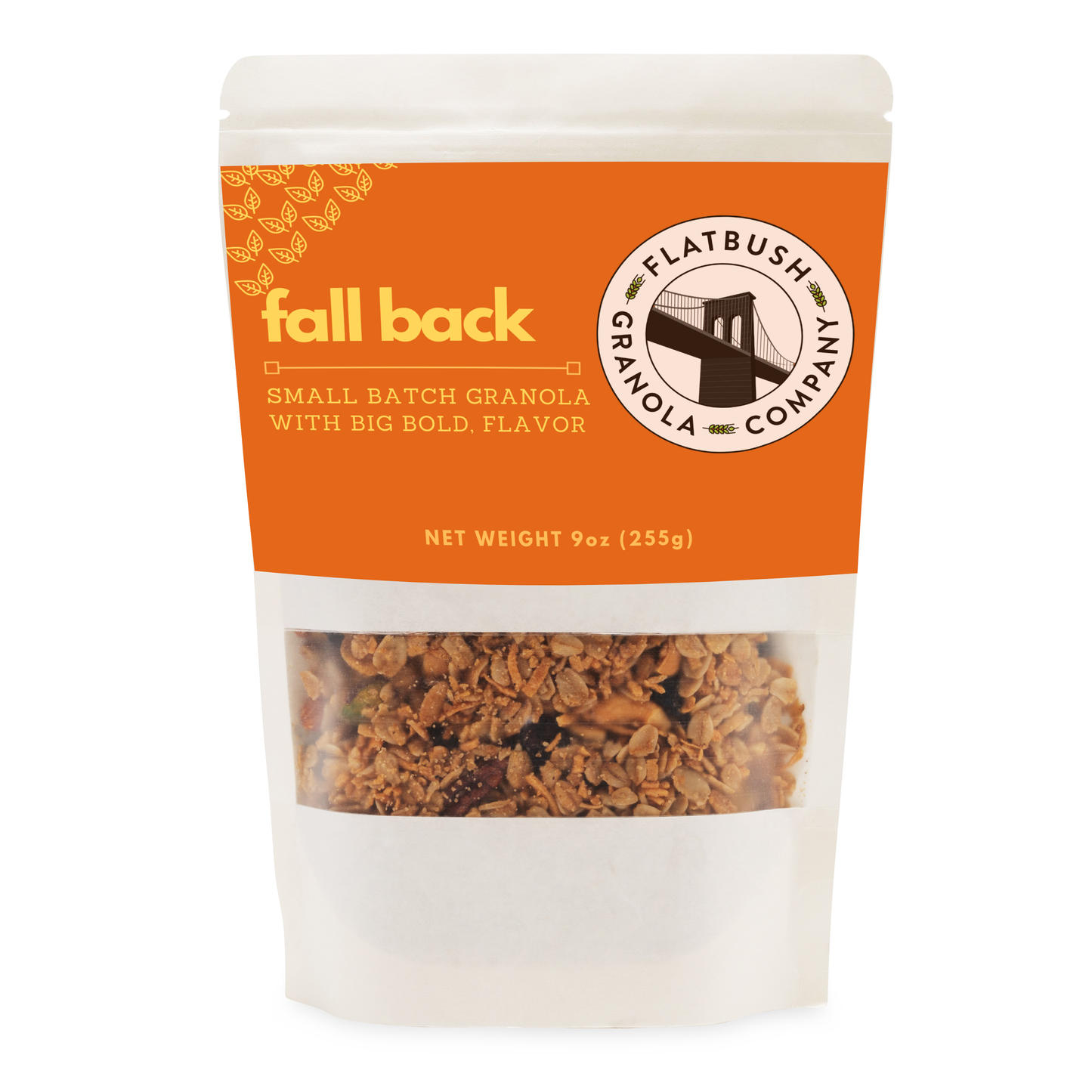 Fall Back: Pumpkin Spice Crunchy Granola Mix with pumpkin seeds, hazelnuts and pecans (pouch)