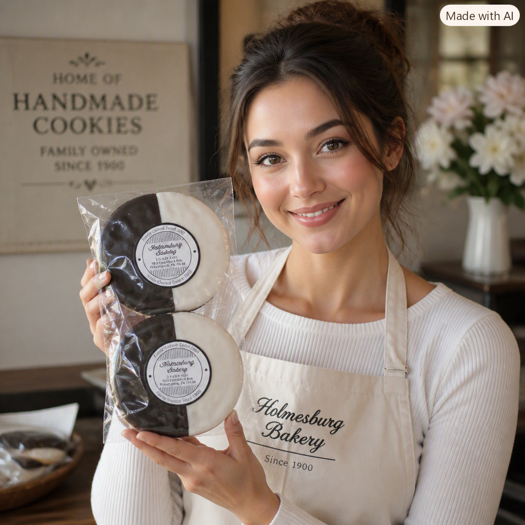 Vanilla Black & White Cookie 2-Pack – Fresh & Sealed