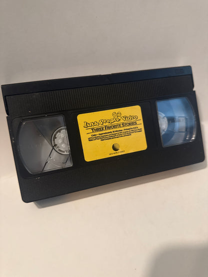 Fisher-Price Little People: Three Favorite Stories VHS