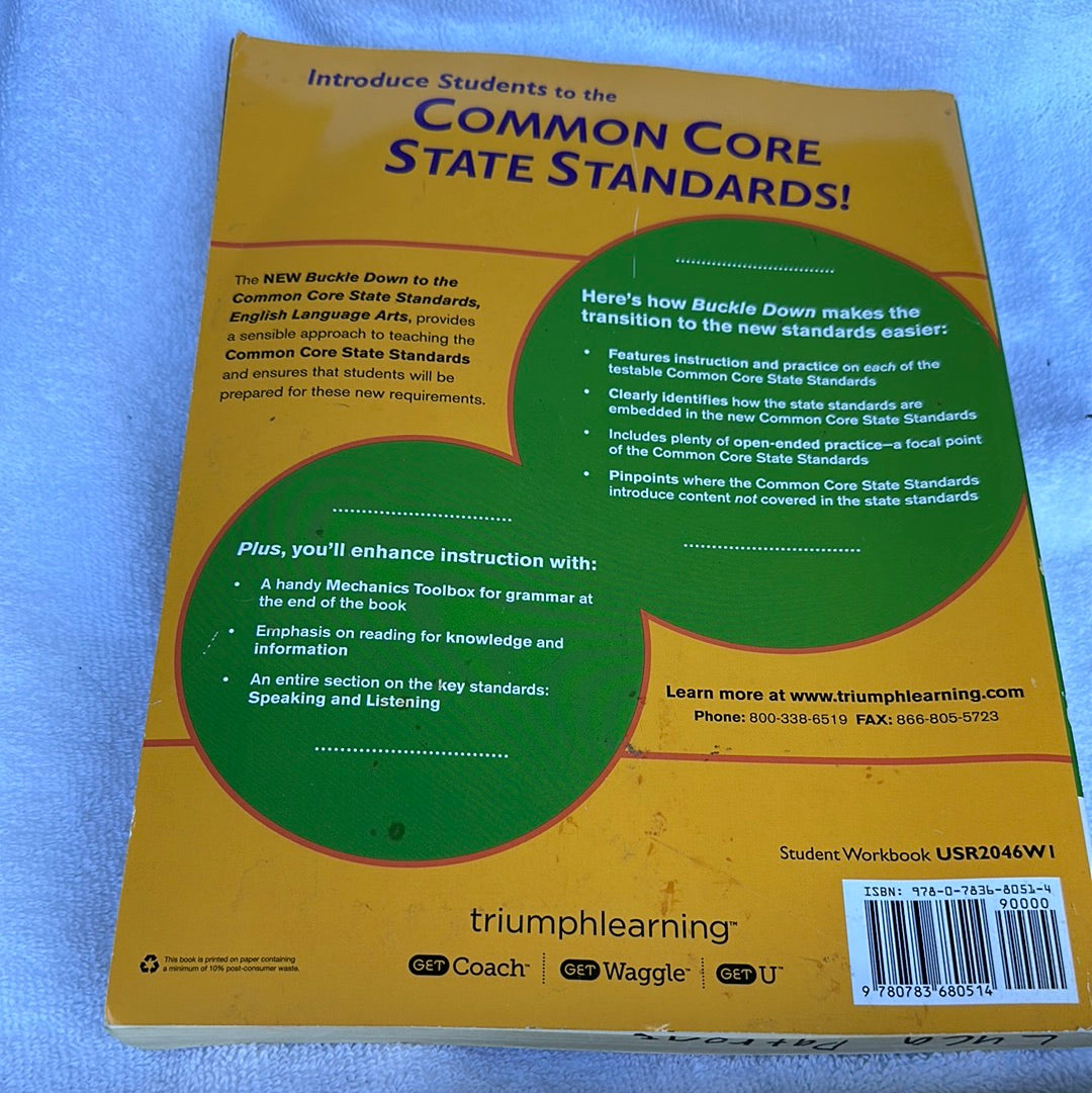 Common Core ELA Workbook Grade 5