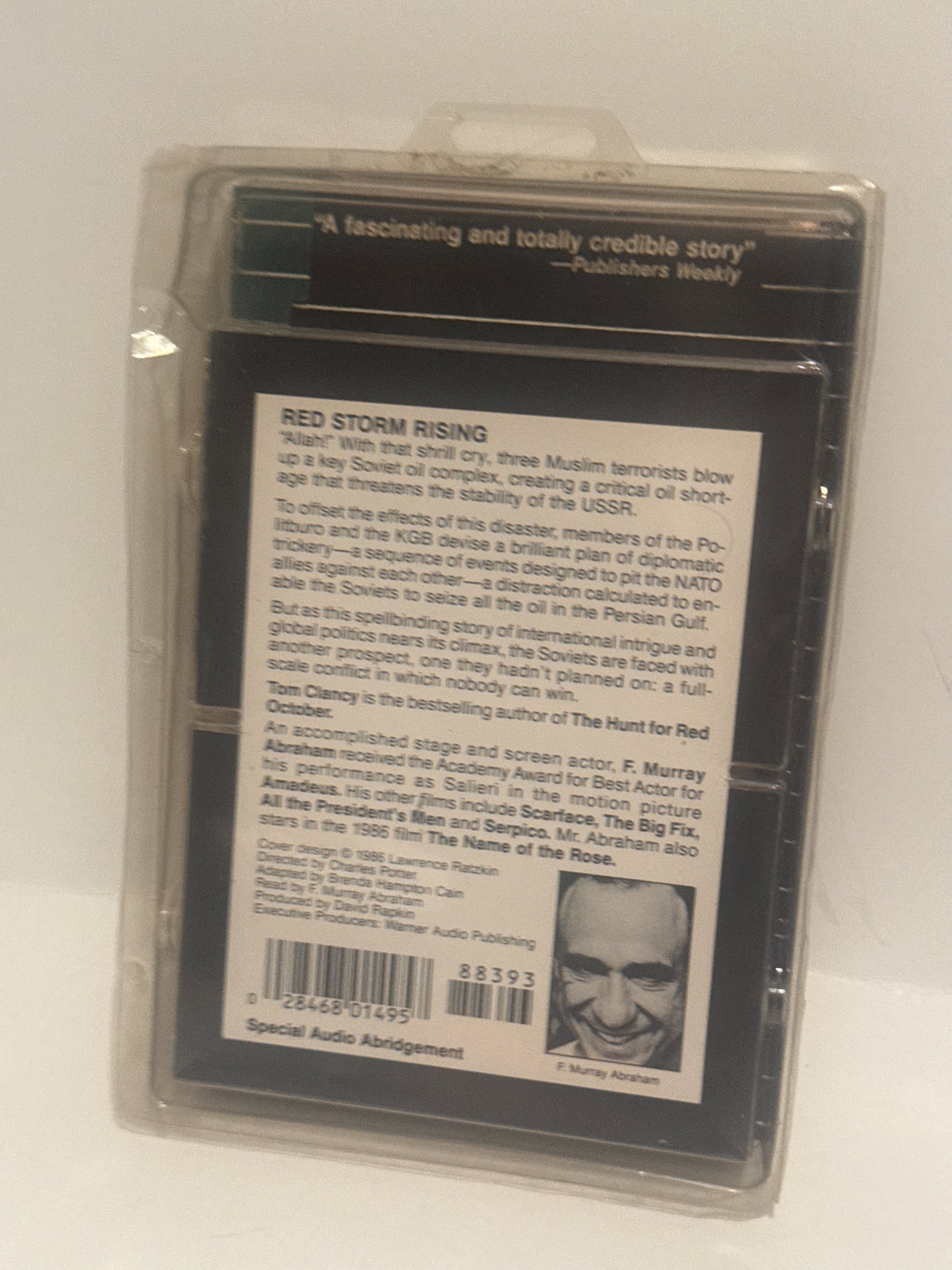 Tom Clancy's Red Storm Rising - Rare Audio Cassette Set