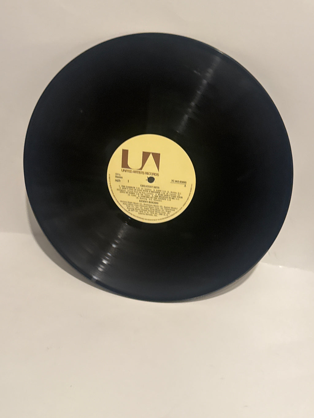 Kenny Rogers Greatest Hits Vinyl LP (1980) Liberty LOO-1072 VG+ Classic Album