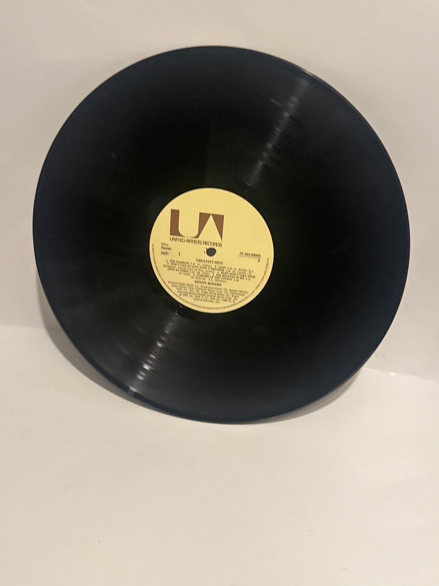 Kenny Rogers Greatest Hits Vinyl LP (1980) Liberty LOO-1072 VG+ Classic Album