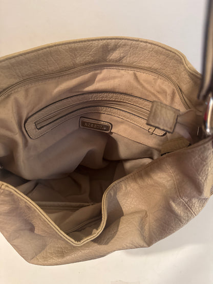 Rosetti Beige Leather Handbag – Upgrade Your Everyday Look