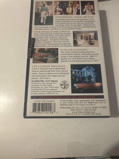 Elvis Presley Graceland Tour VHS – Official Collectible Tape