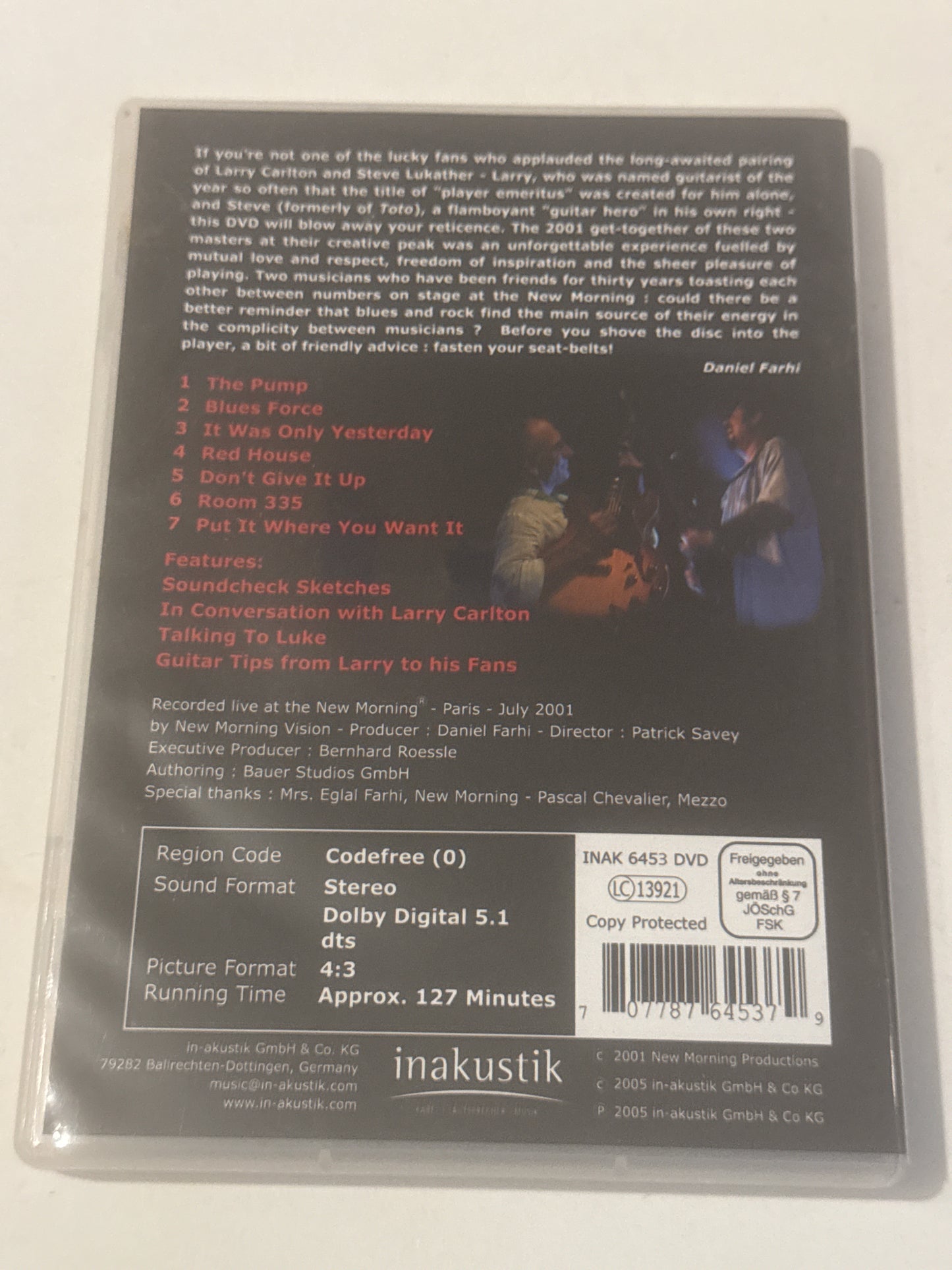 Larry Carlton & Steve Lukather Live – Concert DVD | Jazz-Fusion Guitar Legends