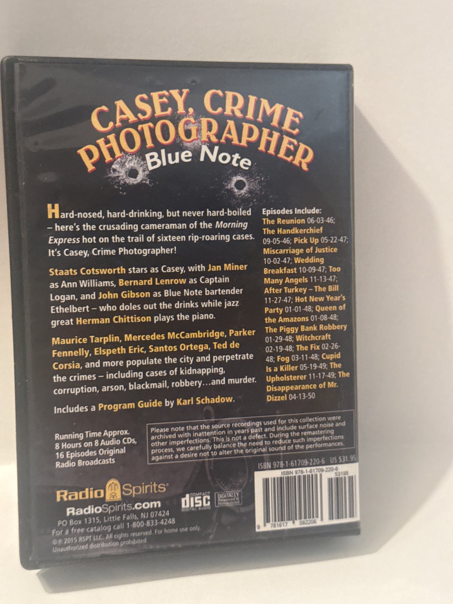 Casey, Crime Photographer: Blue Note (Old Time Radio) [Audio CD] Original Radio Broadcast