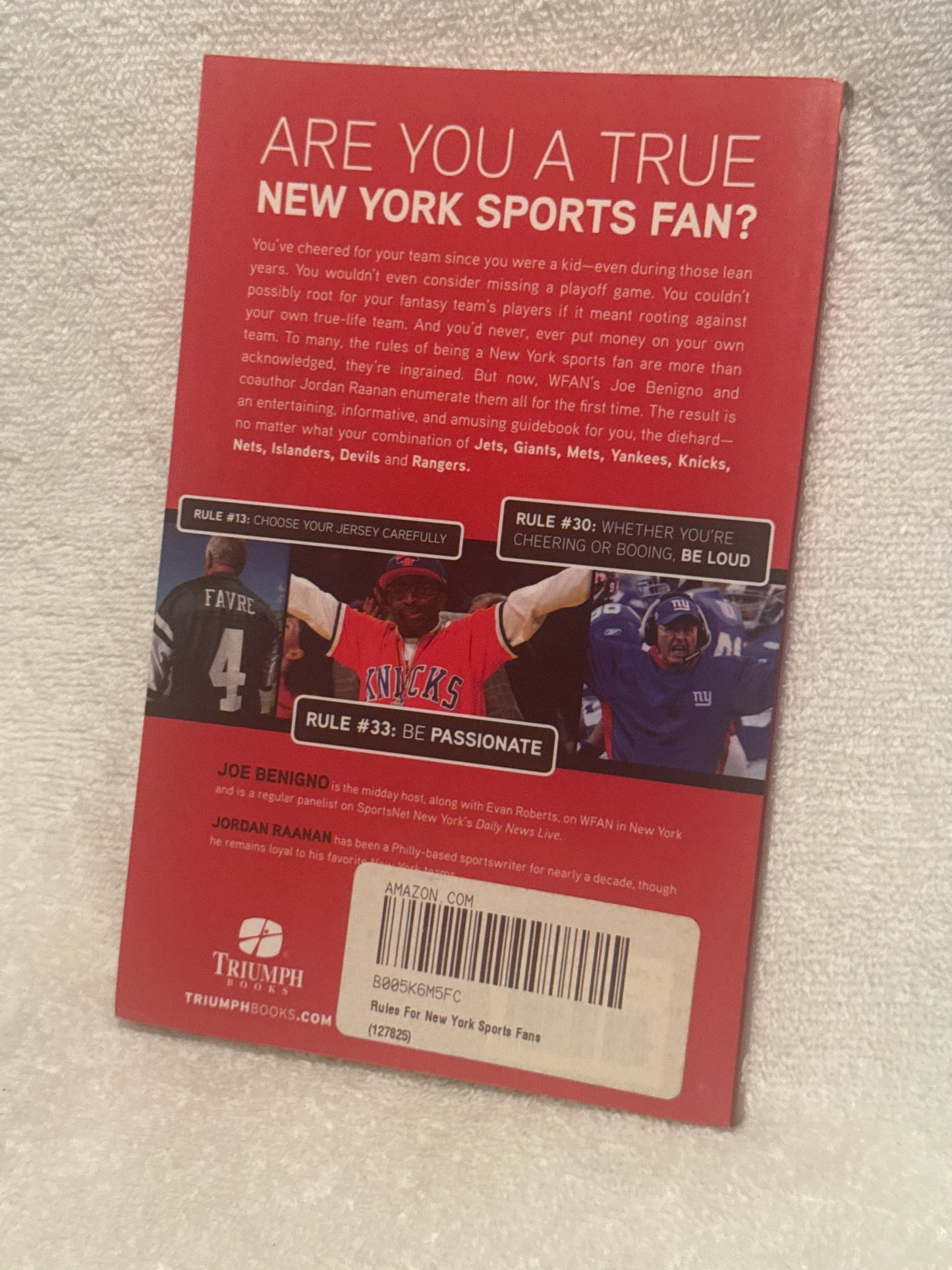 Rules for New York Sports Fans by Joe Benigno - Ultimate Guide