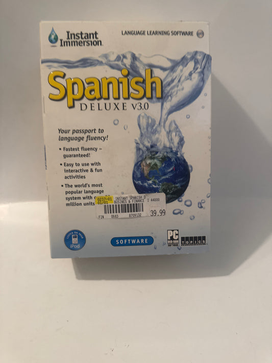 Learn Spanish Fast: Instant Immersion Deluxe v3.0