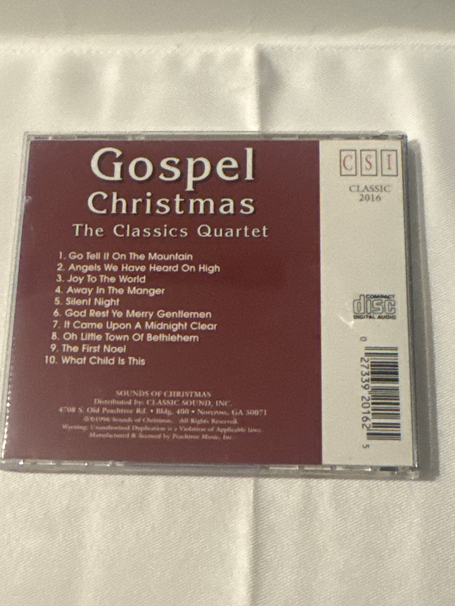 Gospel Christmas CD — Classic Christian Holiday Music Album