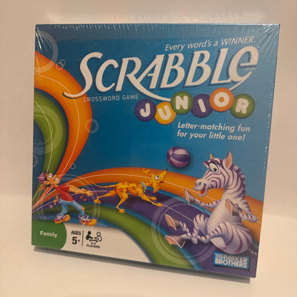 Scrabble Junior - Family Word Game, Ages 5+, 2-4 Players