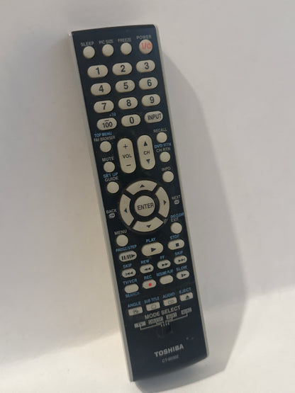Toshiba CT-90302 Remote Control for TV & DVD Players