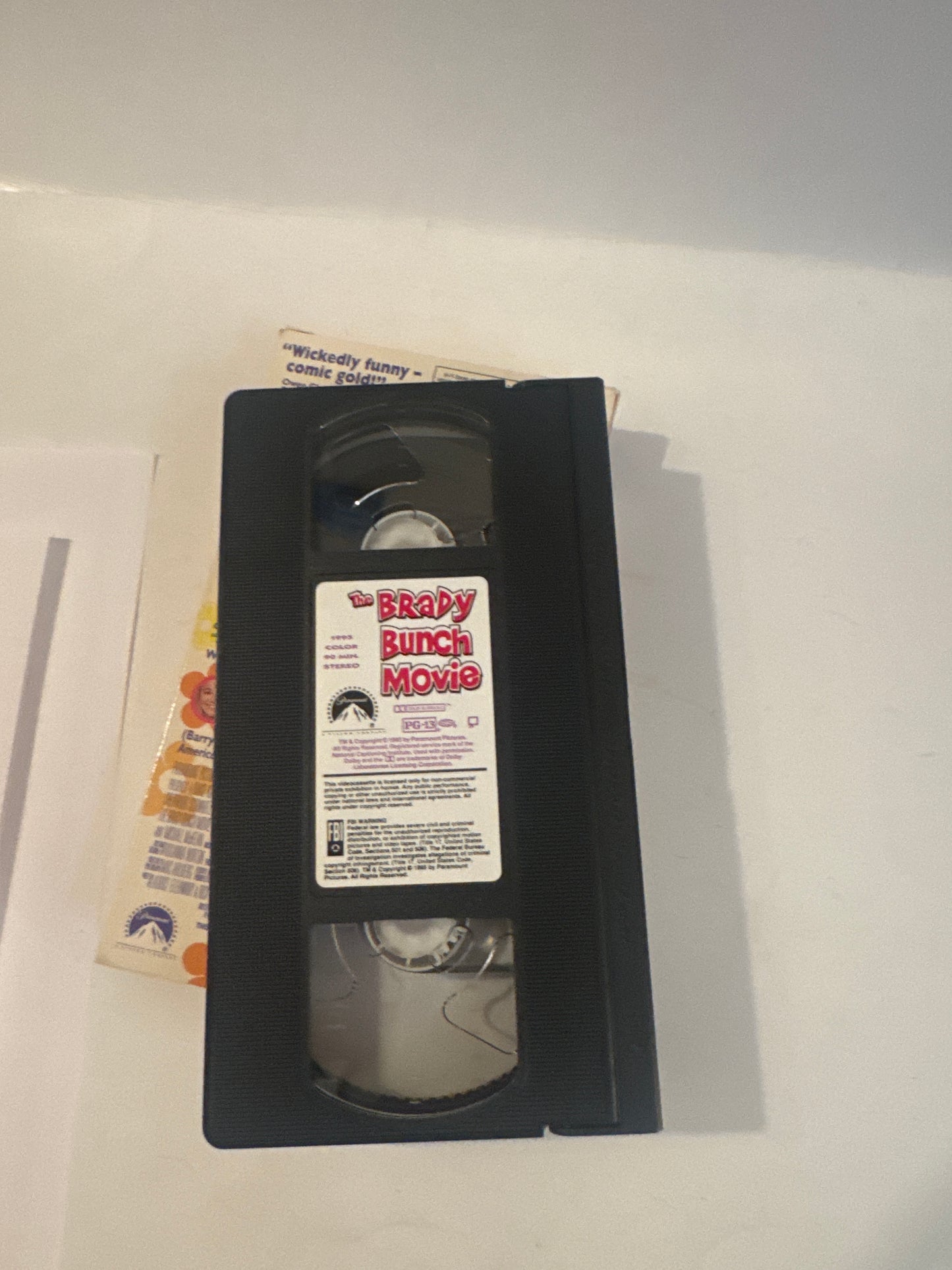 The Brady Bunch Classic TV Series 1990s Release VHS Tape