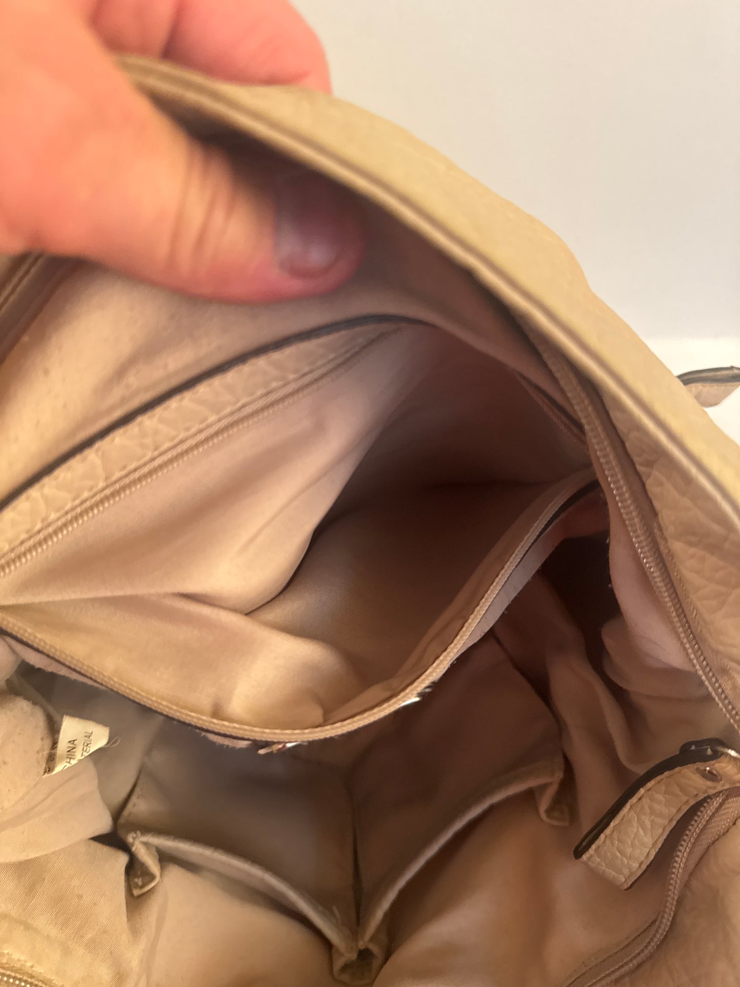 Rosetti Beige Leather Handbag – Upgrade Your Everyday Look