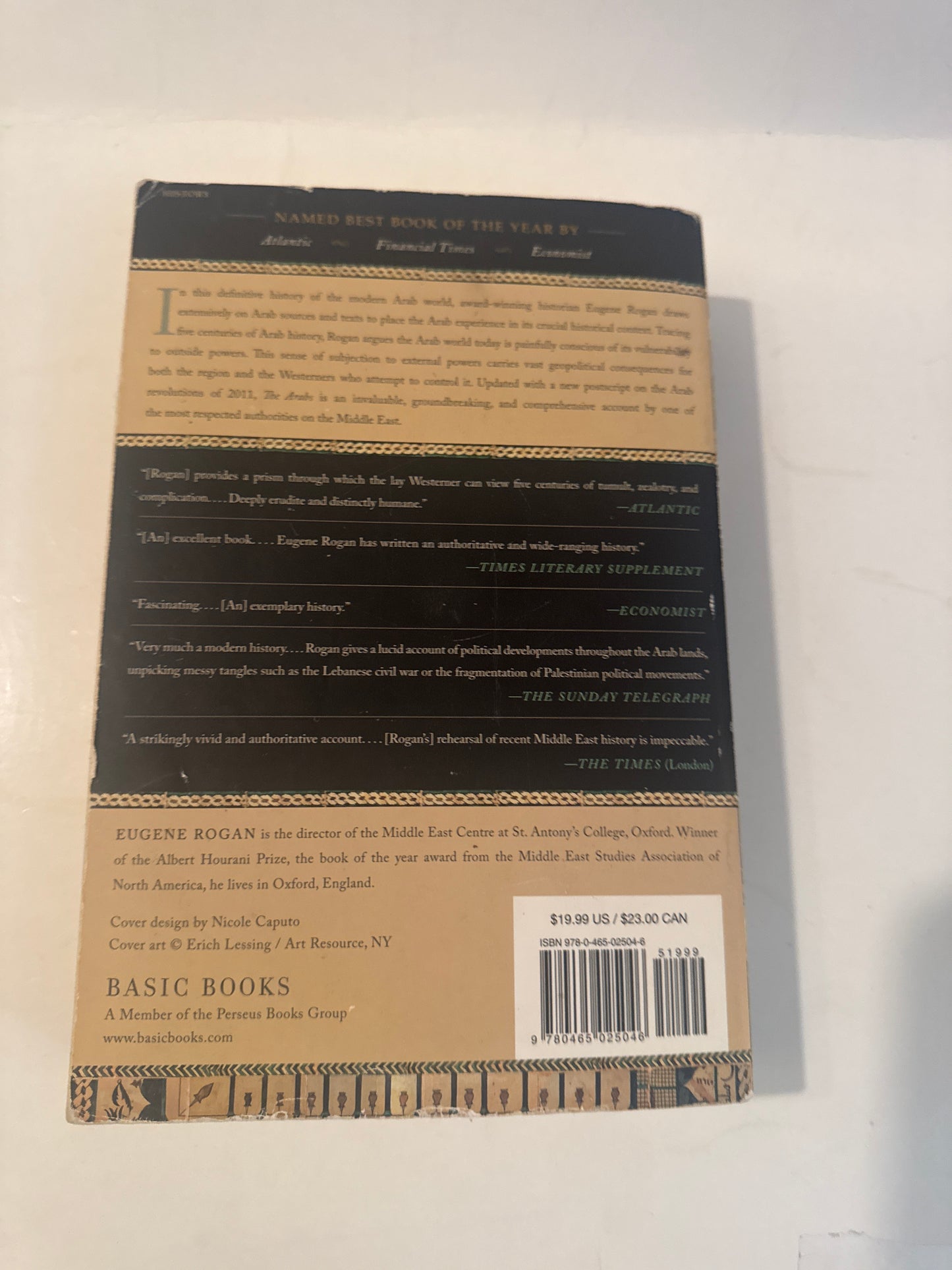 The Arabs: A History by Eugene Rogan Paperback