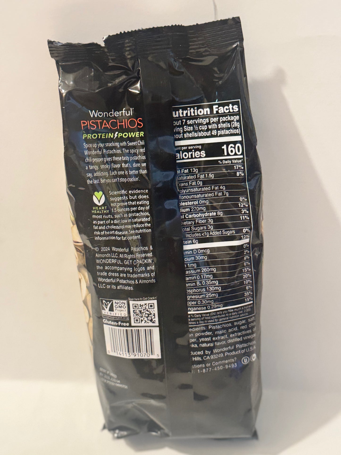 Wonderful Pistachios - Sweet Chili 14oz