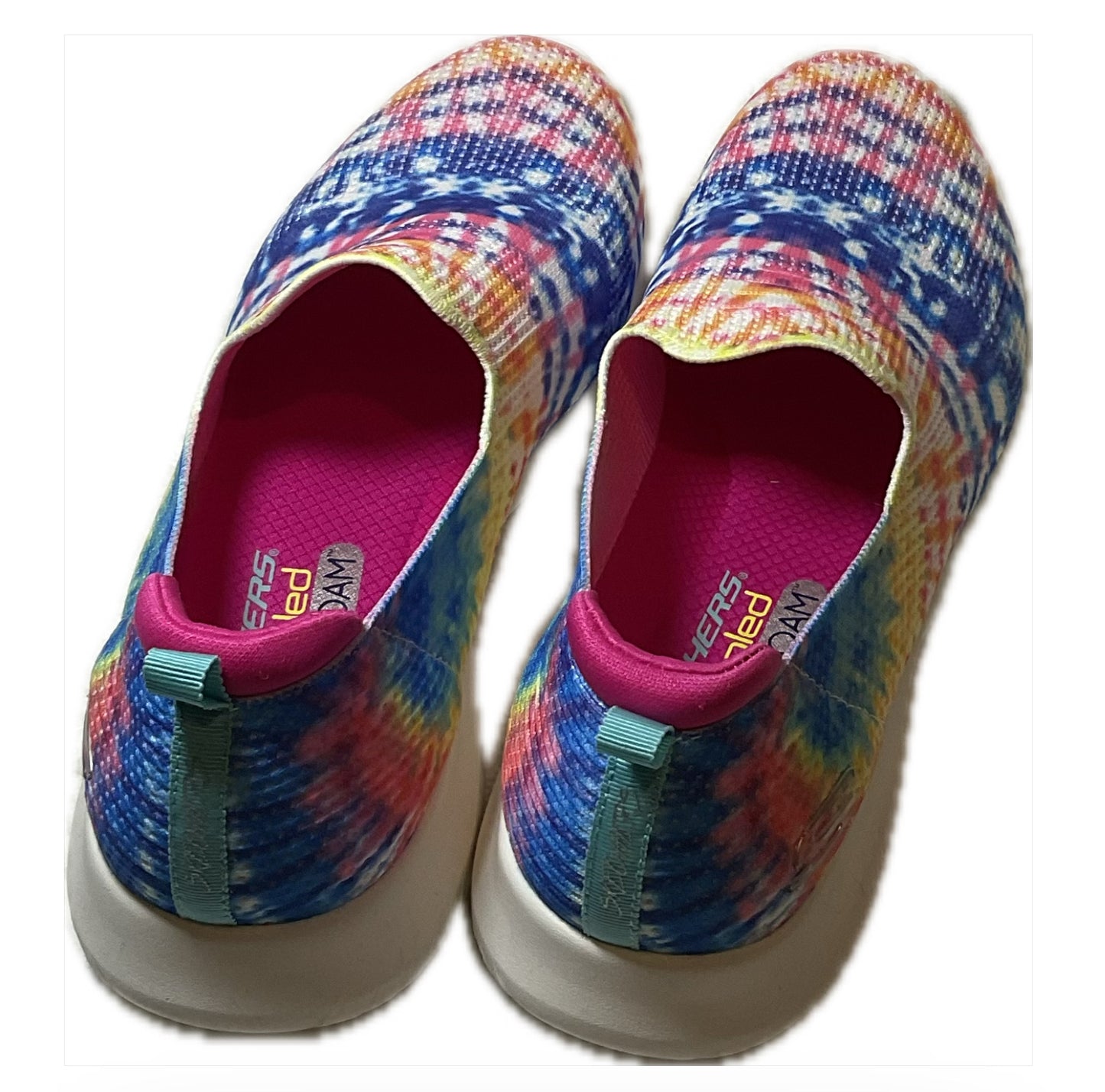 Skechers ColorPop Memory Foam Slip-Ons