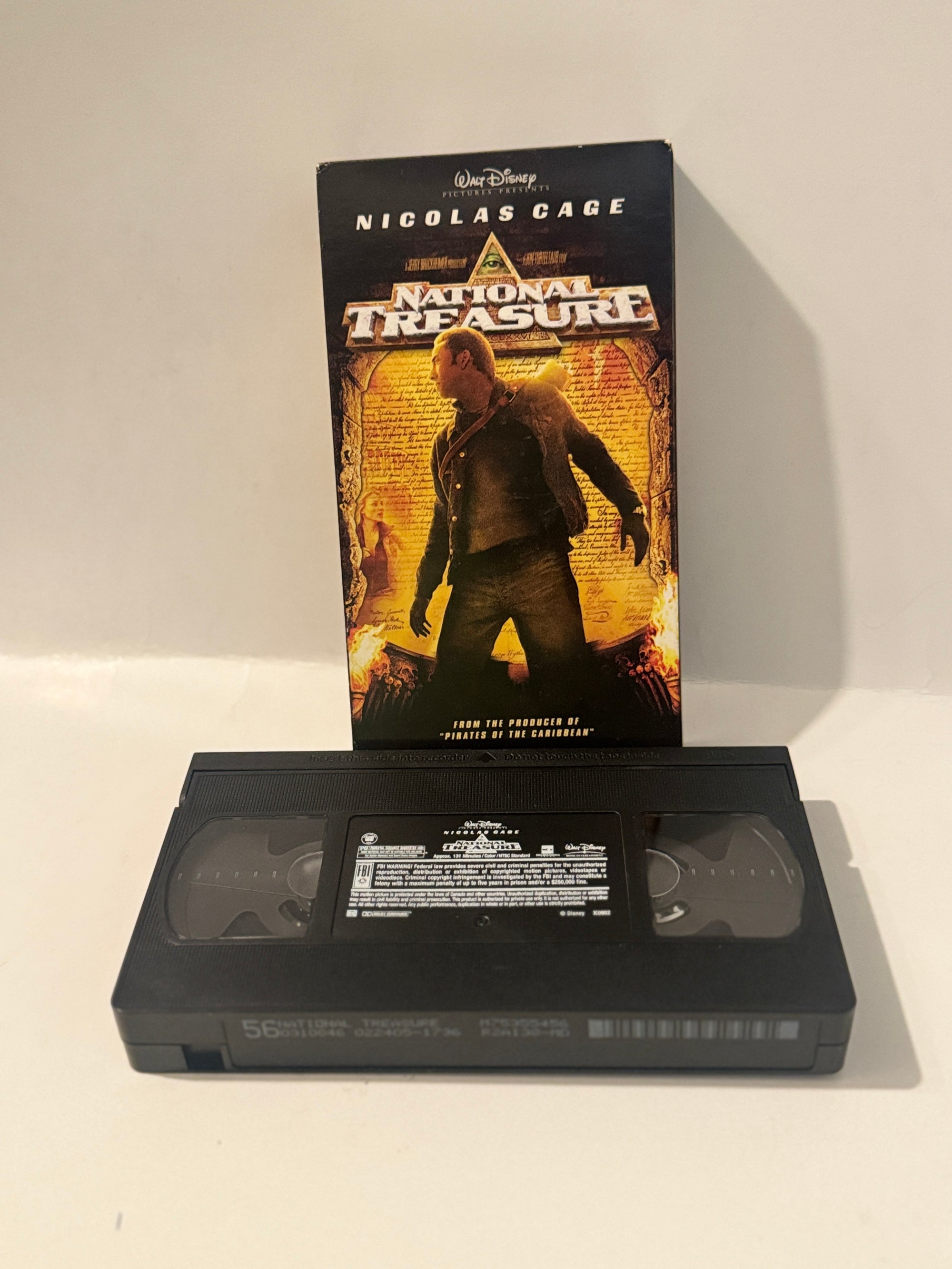  Relive the adventure with rare National Treasures VHS editions—vintage storytelling at its best.