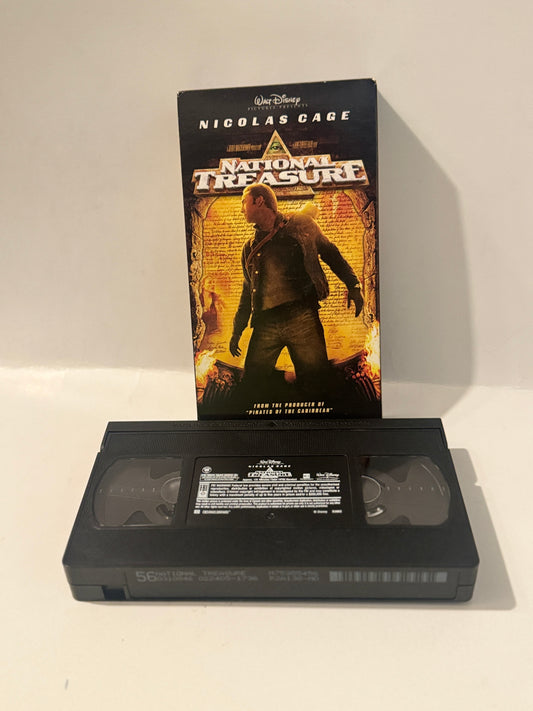  Relive the adventure with rare National Treasures VHS editions—vintage storytelling at its best.