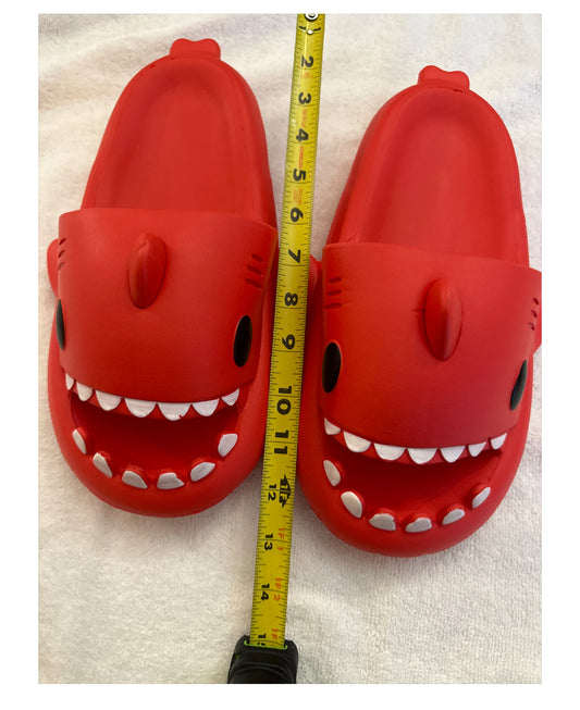 Kids’ Red Shark Clogs - Fun & Comfy Slip-On Shoes