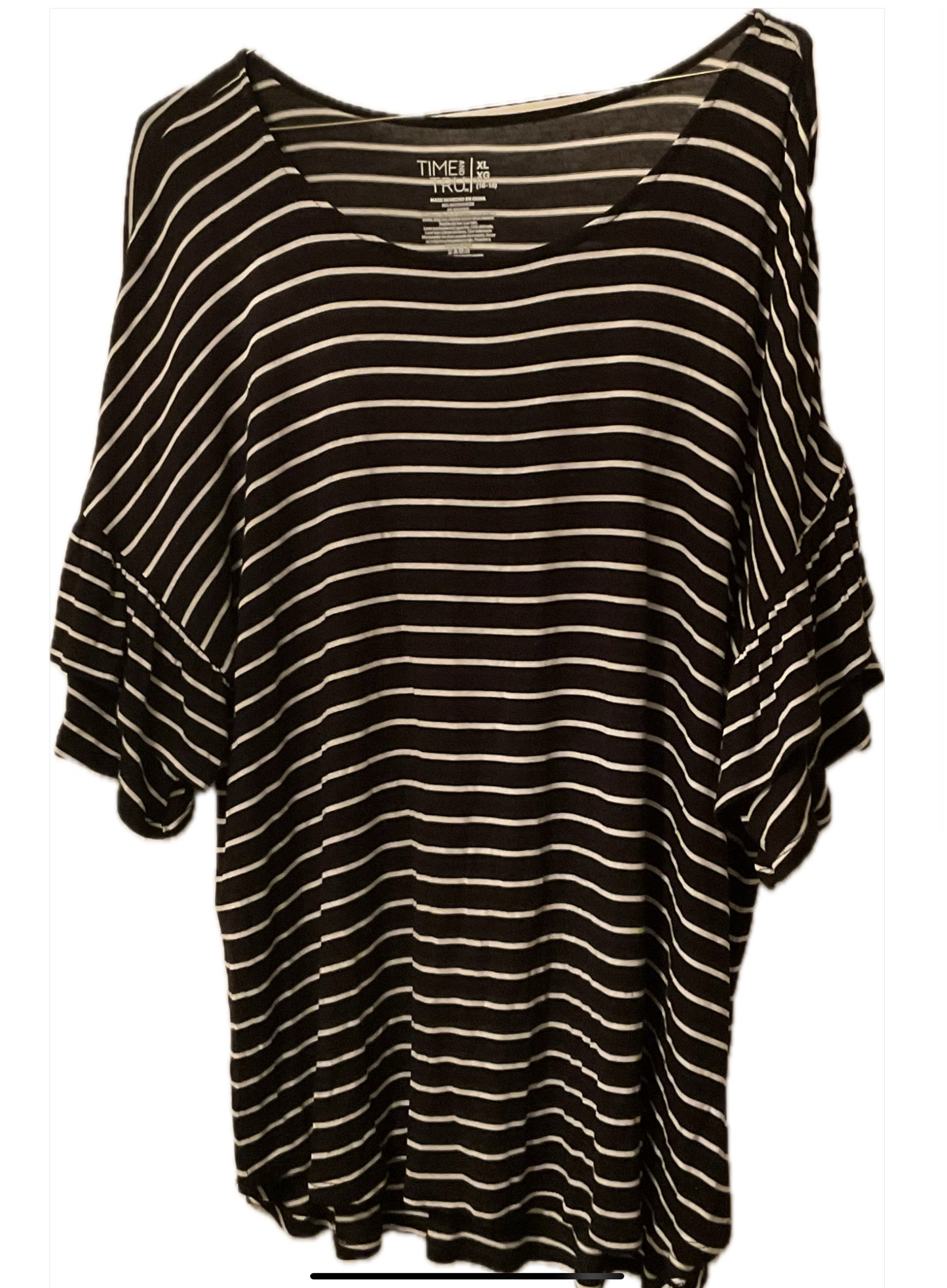 XL Striped Shirt by Time and Tru 16-18