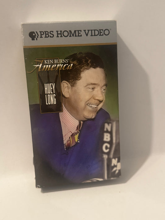Ken Burns Huey Long VHS – Vintage PBS Political Biography