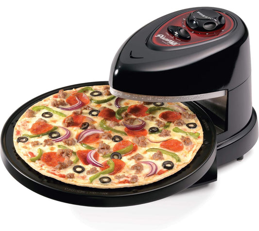 Introducing the Presto 03430 Pizzazz Plus Rotating Oven in Black