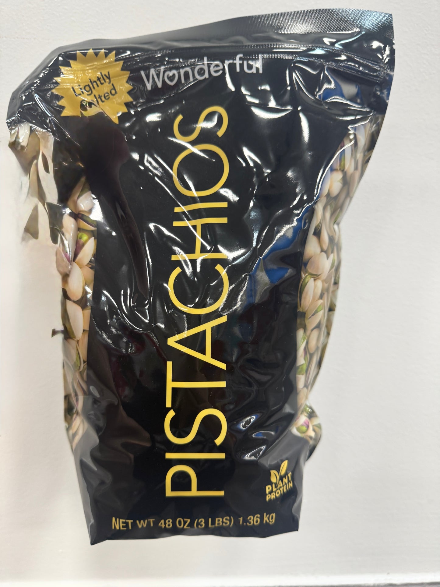 Wonderful Pistachios In-Shell Lightly Salted Nuts 16 Oz Gluten Free Good Sour...