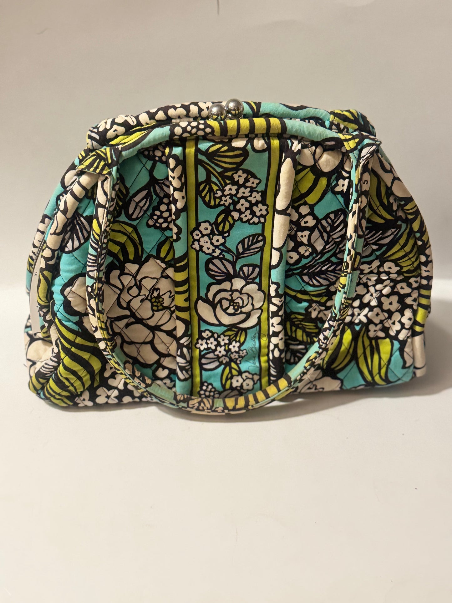 Vera Bradley Quilted Handbag in Colorful Geometric Print