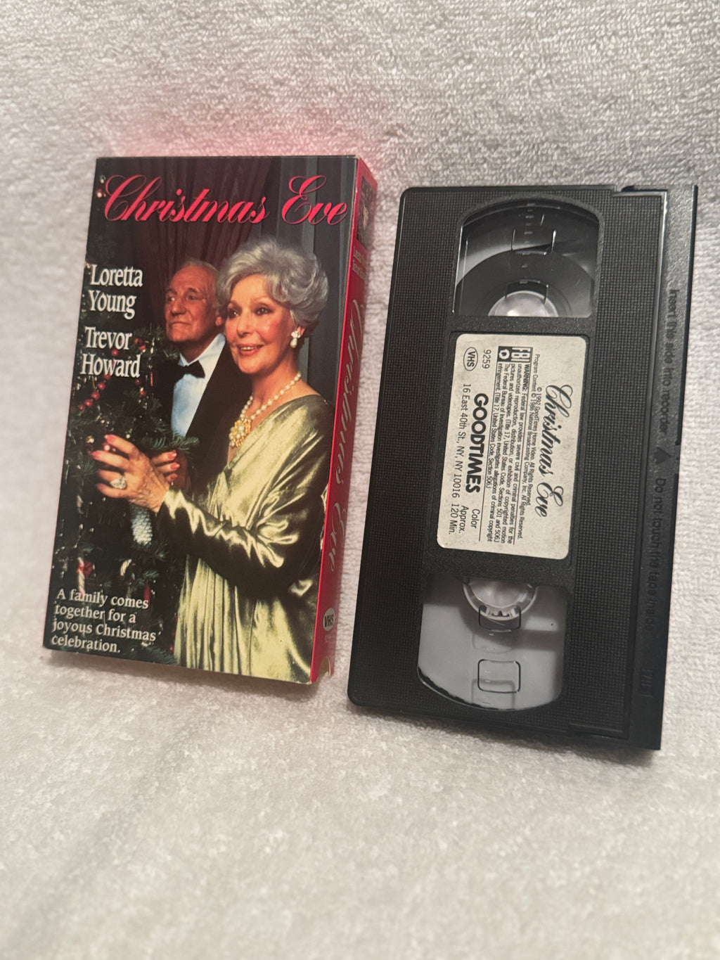 Christmas Eve" VHS – Loretta Young & Trevor Howard Holiday Classic