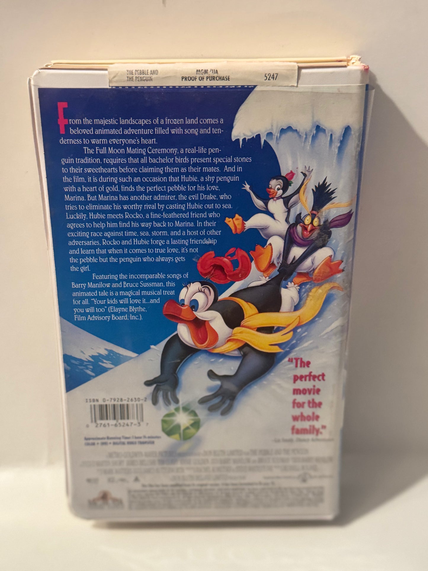 The Pebble and the Penguin – Don Bluth Animated Classic vhs