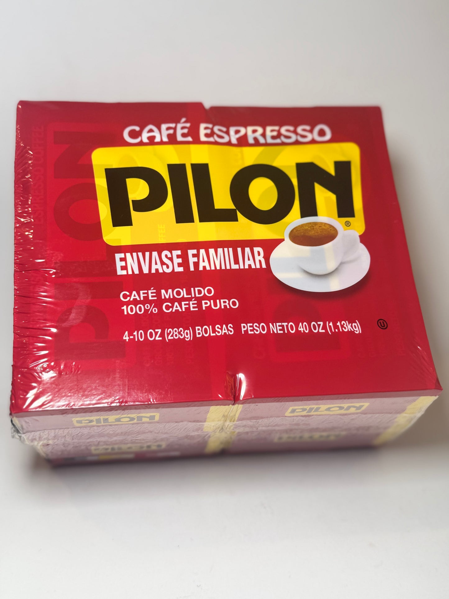 Cafe Pilon Bold Espresso Coffee – Latin Flavor, 10oz Brick