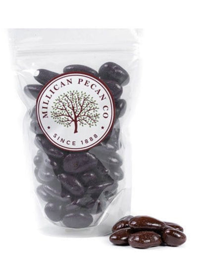 Millican Pecan Dark Chocolate Covered Pecans – 12 oz Bag