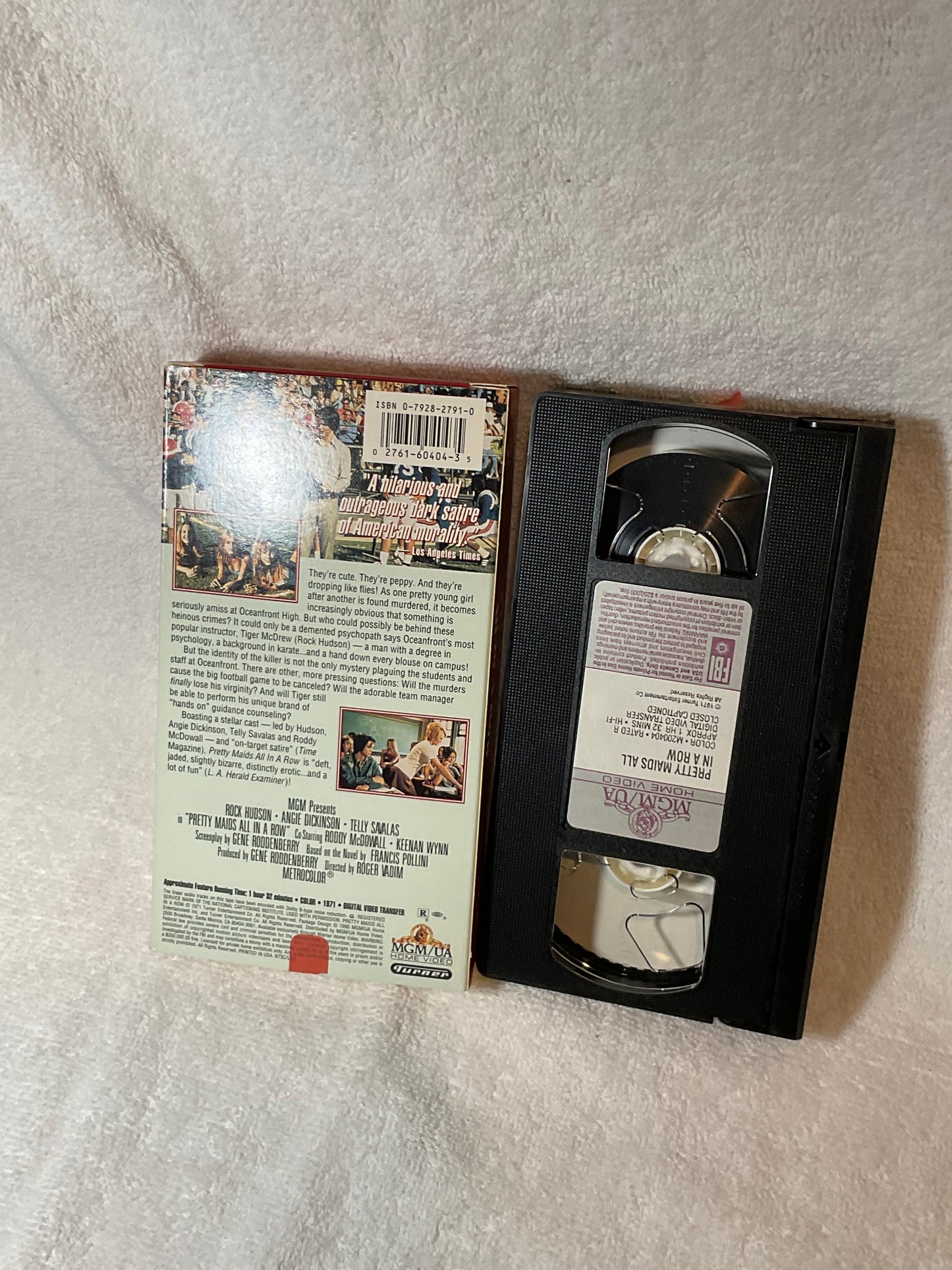 Vintage ‘Pretty Maids All In A Row’ VHS - Classic Film