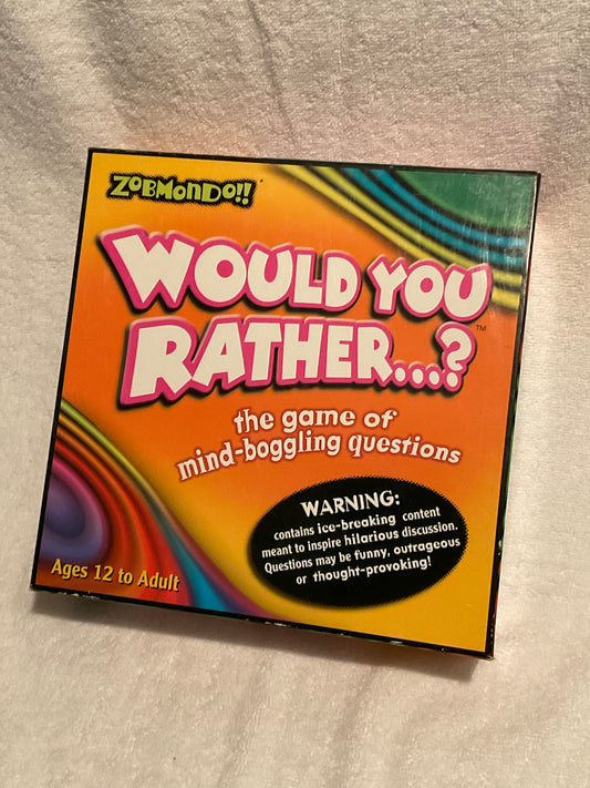 Would You Rather? - Hilarious Family Game for Ages 12+
