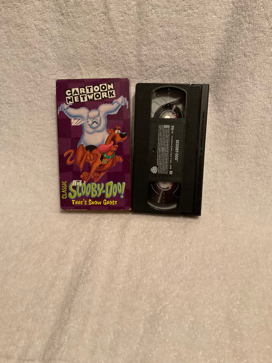 Scooby-Doo Snow Ghost” - Collector’s VHS