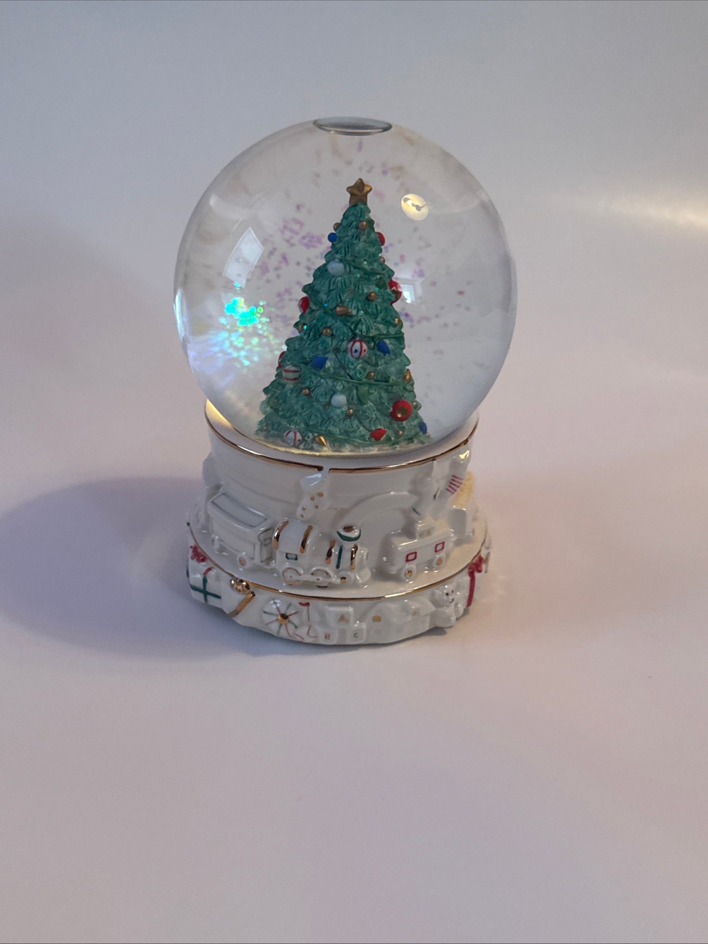 Lenox Christmas Express Musical Snow Globe - Train & Tree